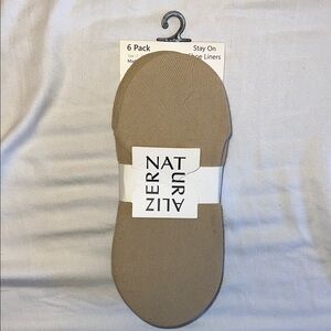 Naturalizer Beige No-Show Socks for Men - 6 Pack